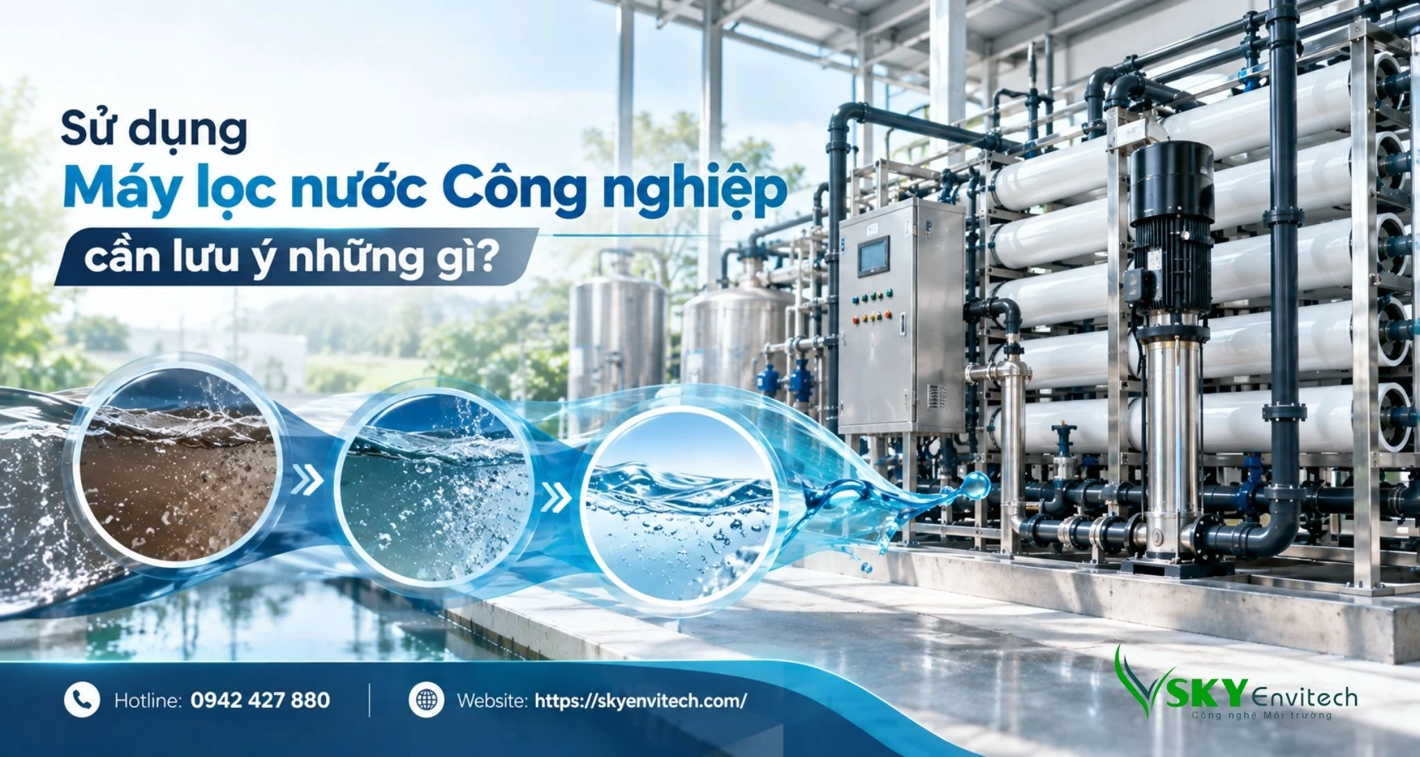 Sử dụng Máy lọc nước Công nghiệp cần lưu ý những gì?