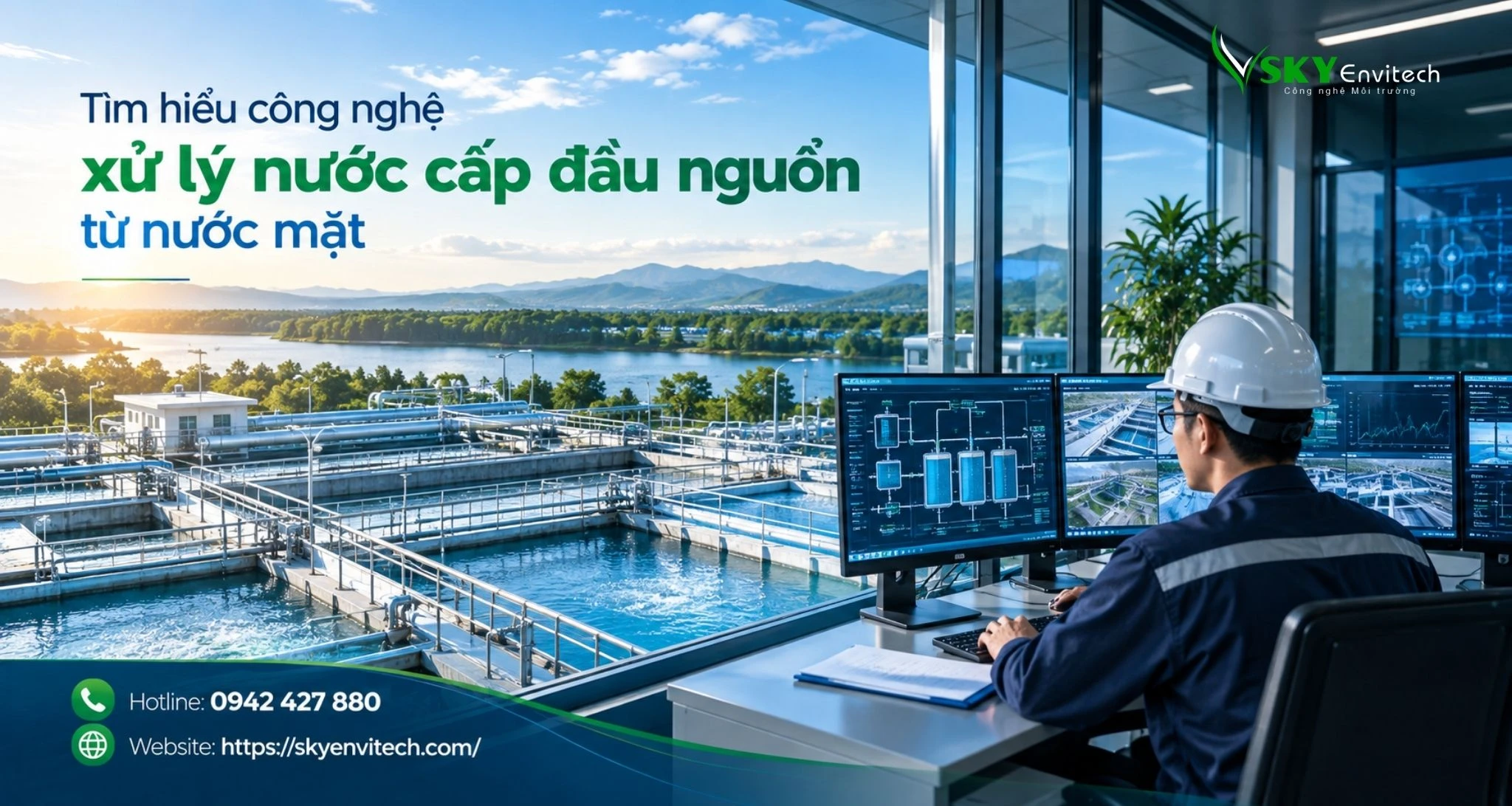 Tìm hiểu công nghệ xử lý nước cấp đầu nguồn từ nước mặt