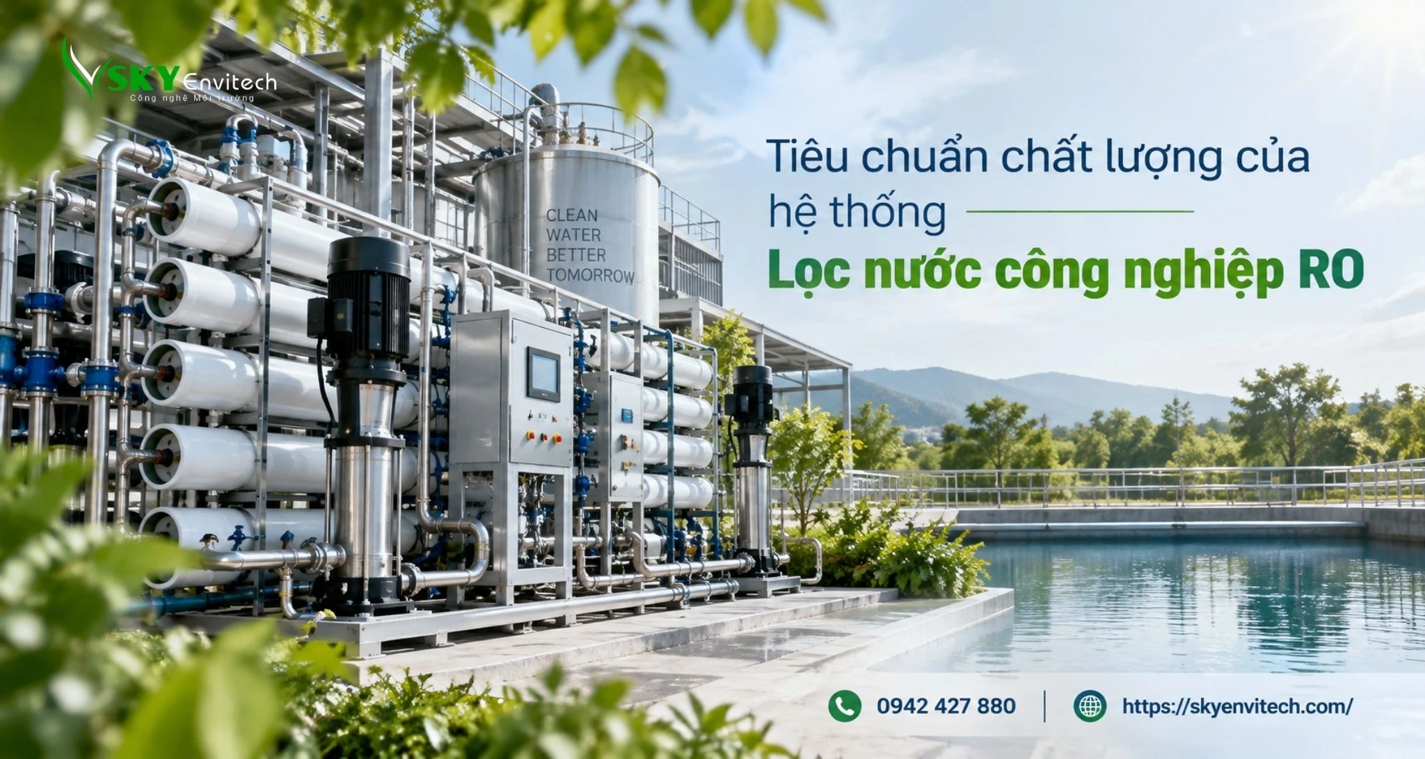Tiêu chuẩn chất lượng của hệ thống Lọc nước công nghiệp RO